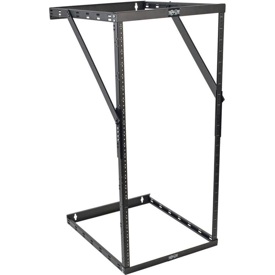 Wall Mount Server Rack - 8U Expandable Open Frame UPS Depth | TecISoft SRWO8U22DP