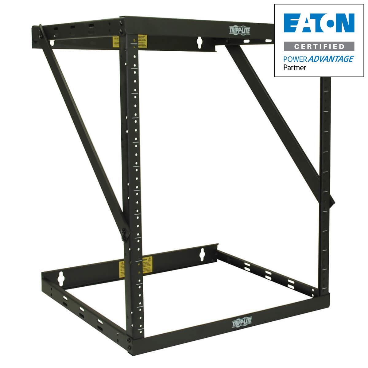Wall Mount Server Rack - 8U/12U/22U Expandable Open Frame | Tripp Lite SRWO8U22MD