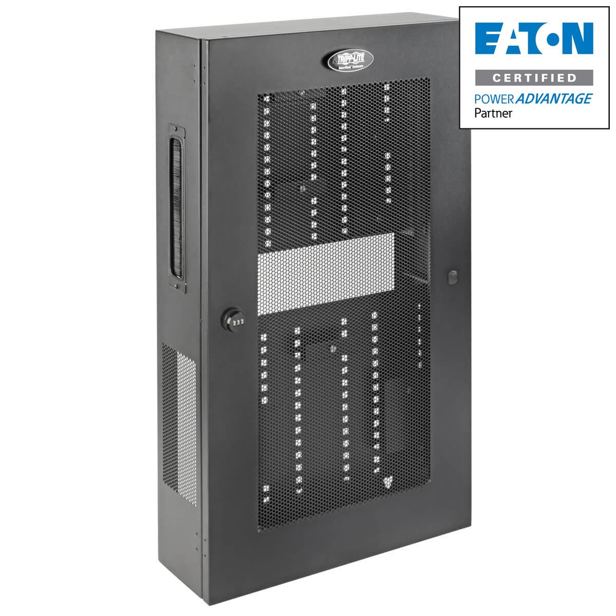 Wall Mount Structured Wiring Enclosure - 5U Low-Profile Network Cabinet | TecISoft SRWF10UMOD