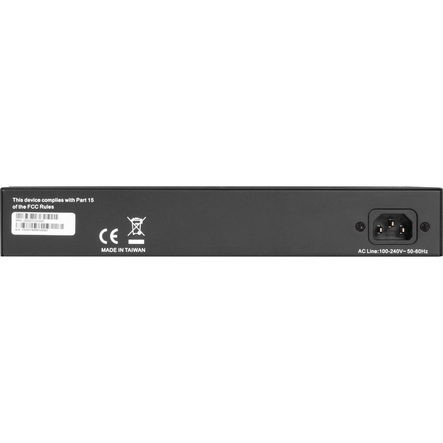 Web Smart Switch Gigabit Ethernet - 18-Port Layer 2 Enterprise Solution | BLACK BOX LGB2118A-R2