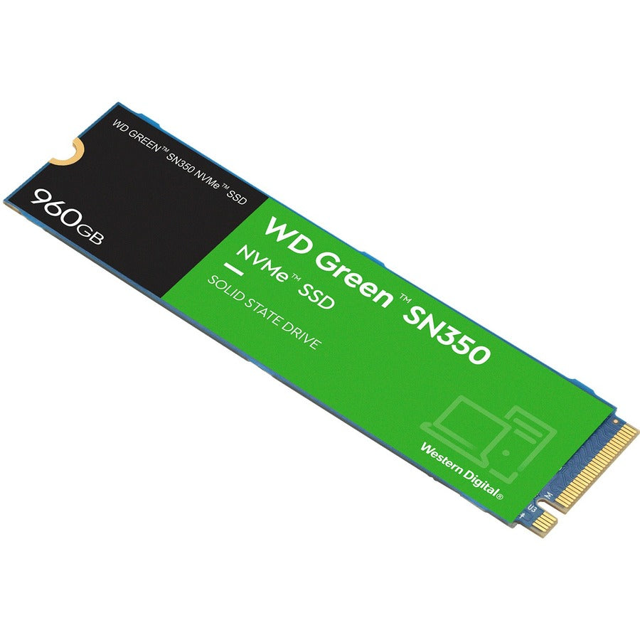 Western Digital Green SN350 WDS960G2G0C 960 GB Solid State Drive - M.2 2280 Internal - PCI Express NVMe (PCI Express NVMe 3.0 x4)