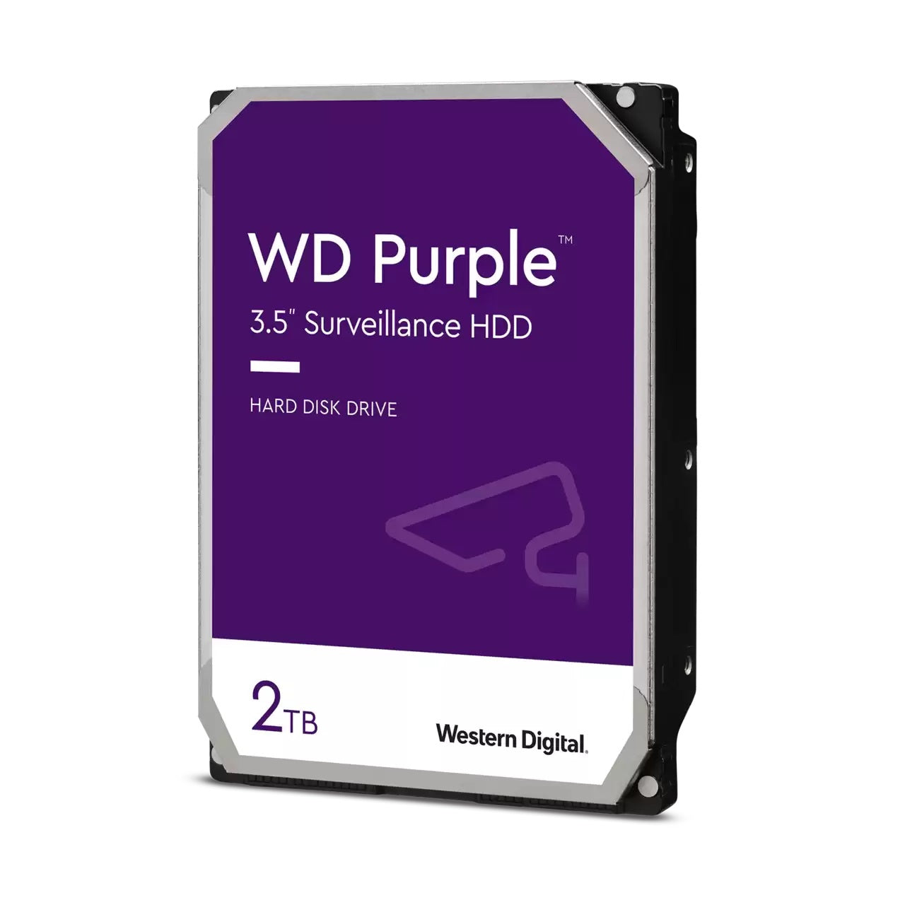 Western Digital Purple WD22PURZ 2 TB Hard Drive - 3.5 Internal - SATA (SATA/600) - Conventional Magnetic Recording (CMR) Method"