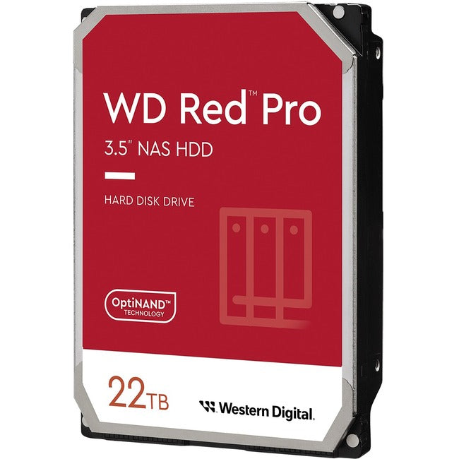 Western Digital Red Pro Wd221Kfgx 22 Tb Hard Drive - 3.5" Internal - Sata (Sata/600) - Conventional Magnetic Recording (Cmr) Method