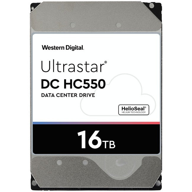 Western Digital Ultrastar DC HC550 0F38462 16 TB Hard Drive - 3.5 Internal - SATA"