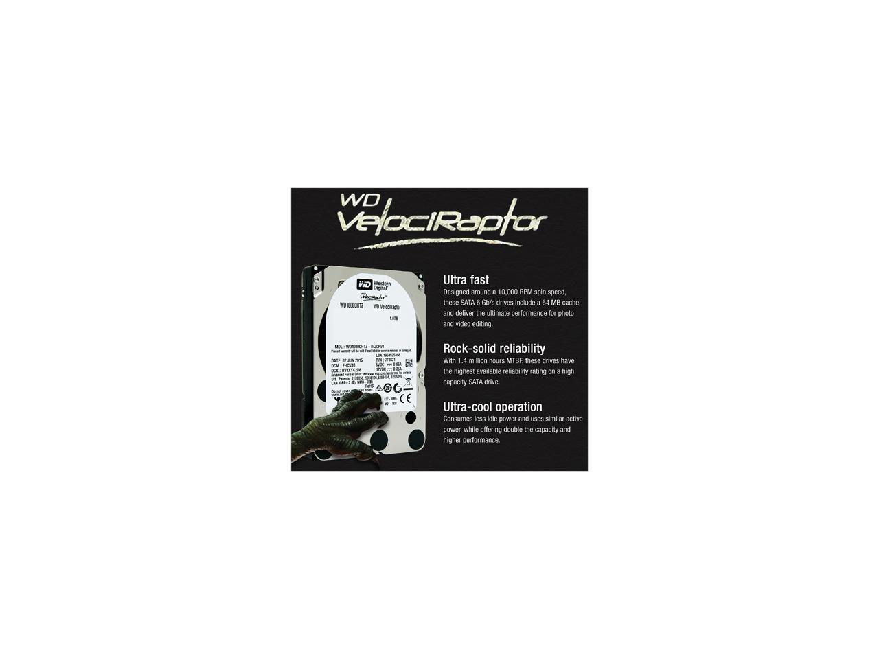Western Digital VelociRaptor WD1000CHTZ 1TB Enterprise Hard Drive