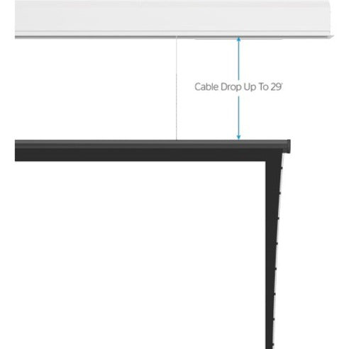 Da-Lite Wireline Advantage 220 Electric Projection Screen" 29453G