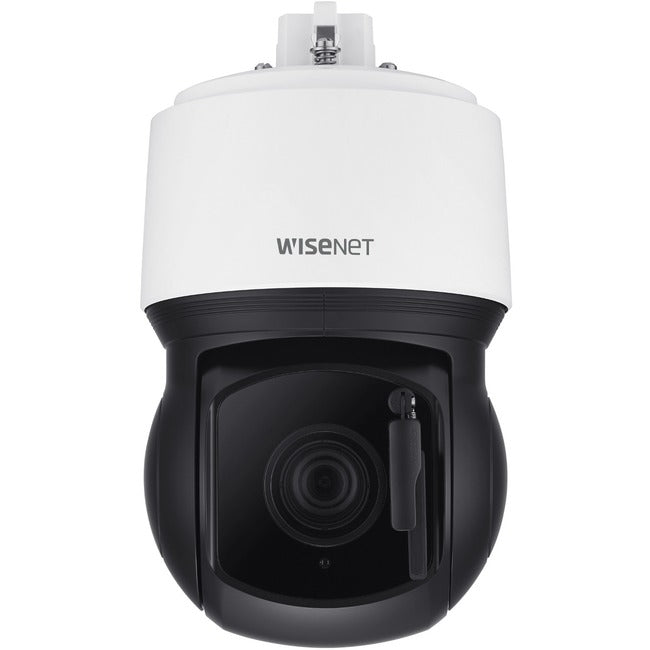 Wisenet XNP-8300RW 6 Megapixel Outdoor Network Camera - Color, Monochrome - Dome - White, Black
