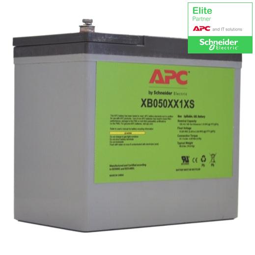XB050XX1XS - SmartUPS Industrial Battery 50Ah 12VDC Extended Temperature Shelf Mount
