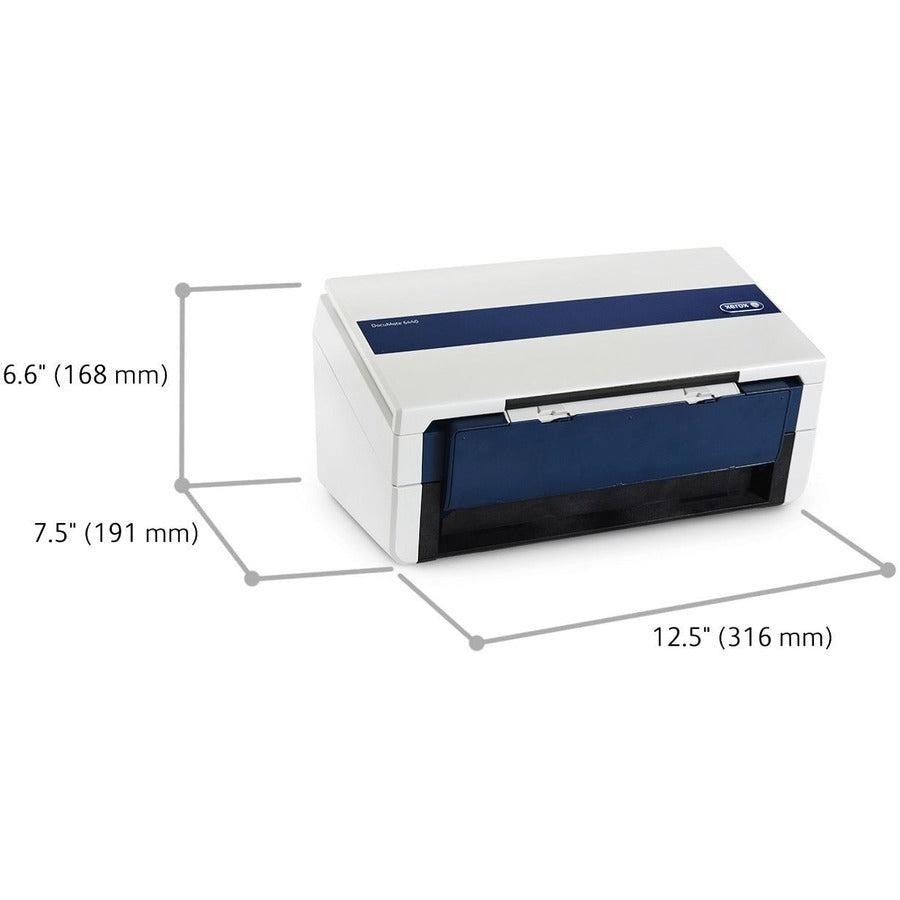 Xerox Documate Xdm6440-U Adf Scanner 600 X 600 Dpi Blue, White