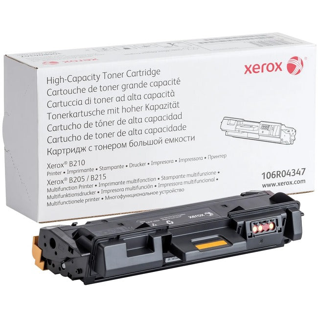 Xerox Original High Yield Laser Toner Cartridge - Black - 1 Each 106R04347