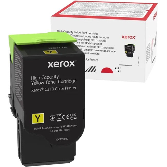 Xerox Original High Yield Laser Toner Cartridge - Single Pack - Yellow - 1 / Each 006R04367