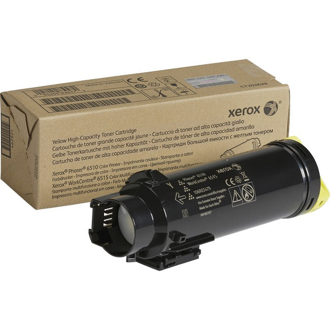 Xerox Original High Yield Laser Toner Cartridge - Yellow - 1 Each 106R03479