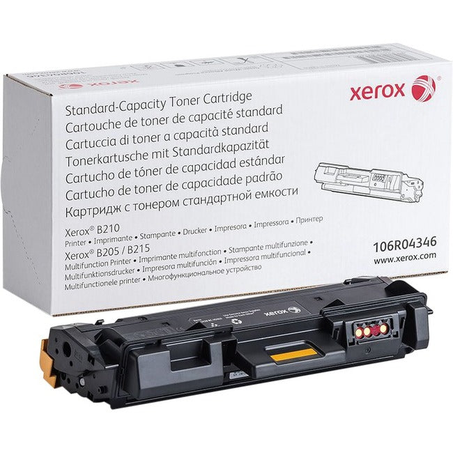 Xerox Original Standard Yield Laser Toner Cartridge - Black - 1 Each 106R04346