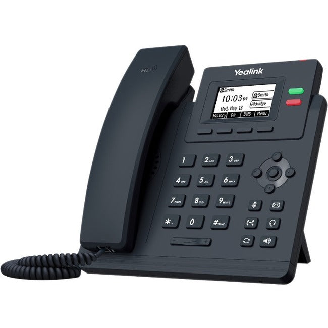 Yealink T31P IP Phone - Corded/Cordless - Corded - Wall Mountable - Classic Gray SIP-T31P