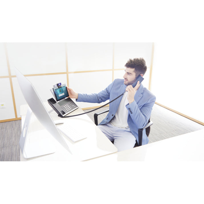 Yealink Vp59 Ip Phone - Corded/Cordless - Corded/Cordless - Dect, Wi-Fi, Bluetooth - Wall Mountable, Desktop - Classic Gray