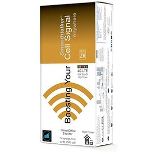 Smoothtalker Stealth Z6 60dB 4G LTE High Power 6 Band Cellular Signal Booster Kit BBUZ660GBO