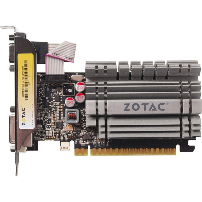 ZOTAC GeForce GT 730 4GB Zone Edition - Low Profile Graphics Card with Passive Cooling | TecIsoft ZT-71115-20L