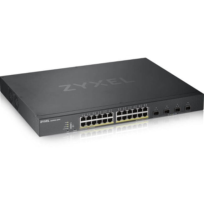 Zyxel 24-Port Gbe Smart Managed Poe Switch With 4 Sfp+ Uplink
