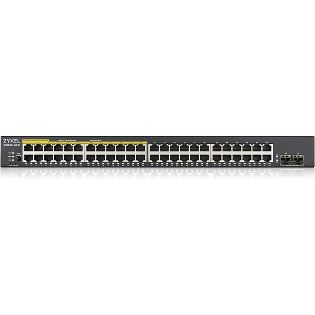 ZYXEL GS1900-48HPV2 Smart Managed Switch - 48-Port GbE PoE+ Enterprise Switch | TecISoft