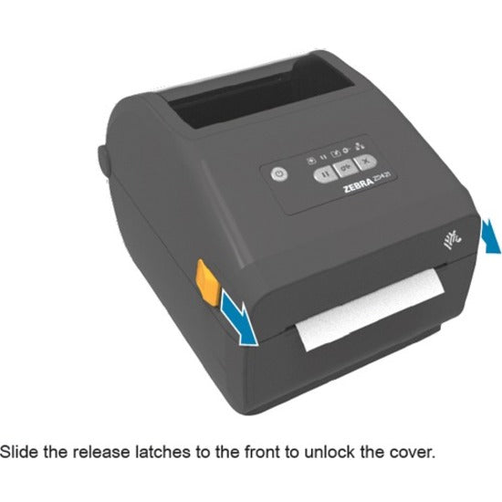 Zebra ZD421d Desktop Direct Thermal Printer - Monochrome - Label/Receipt Print - USB - USB Host - Bluetooth - Near Field Communication (NFC) - EU, UK ZD4A042-D0EW02EZ