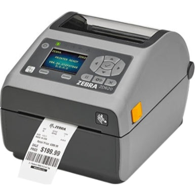 Zebra ZD620d Desktop Direct Thermal Printer - Monochrome - Label/Receipt Print - USB - Serial - Bluetooth - Wireless LAN - Near Field Communication (NFC) ZD62042-D01L01EZ