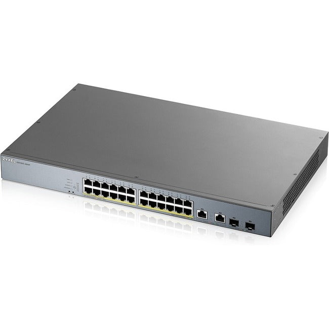 ZyXEL GS1350-26HP 24-Port Gigabit Smart Nebula Cloud Managed PoE Switch