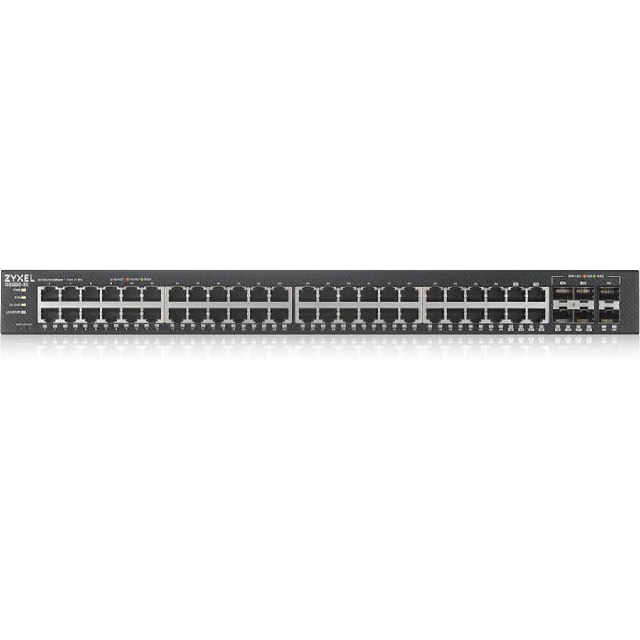 Zyxel GS2220-50 48-Port PoE Switch - Layer 2+ Managed Gigabit Ethernet | TecisOft