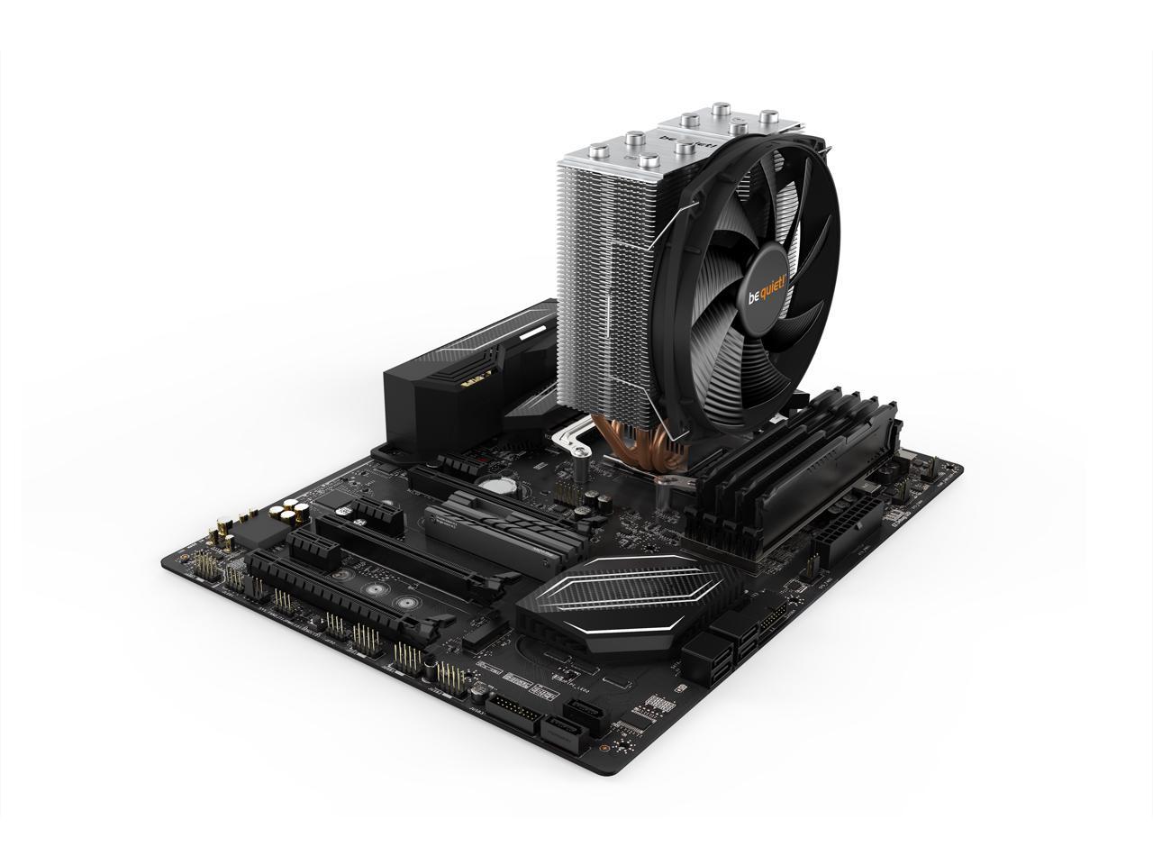 Be Quiet! Bk032 Shadow Rock Slim 2, 160W Tdp, Cpu Cooler , Intel-1200/2066/1150/1151/1155 /2011(-3) Square Ilm , Amd-Am4/Am3(+)