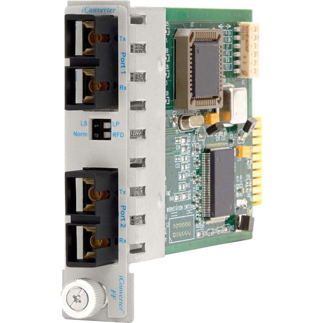 Iconverter 100Mbps Ethernet Fiber To Fiber Media Converter Sc Multimode 5Km To Single-Mode 30Km Module
