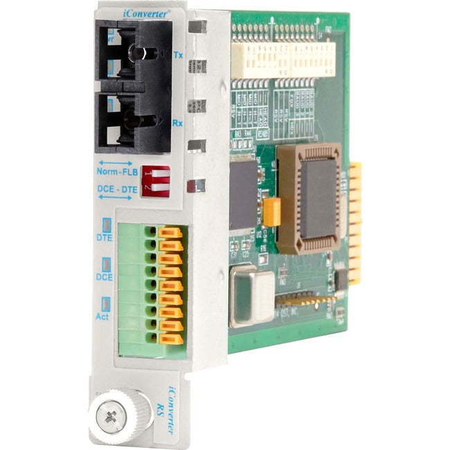 iConverter RS-422/485 Serial to Fiber Media Converter Terminal SC Single-Mode 30km Module 8783T-1