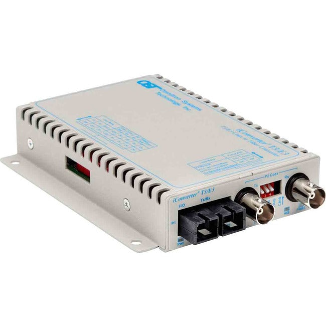 iConverter T3/E3 Fiber Media Converter Coaxial SC Multimode 5km 8742-0-D