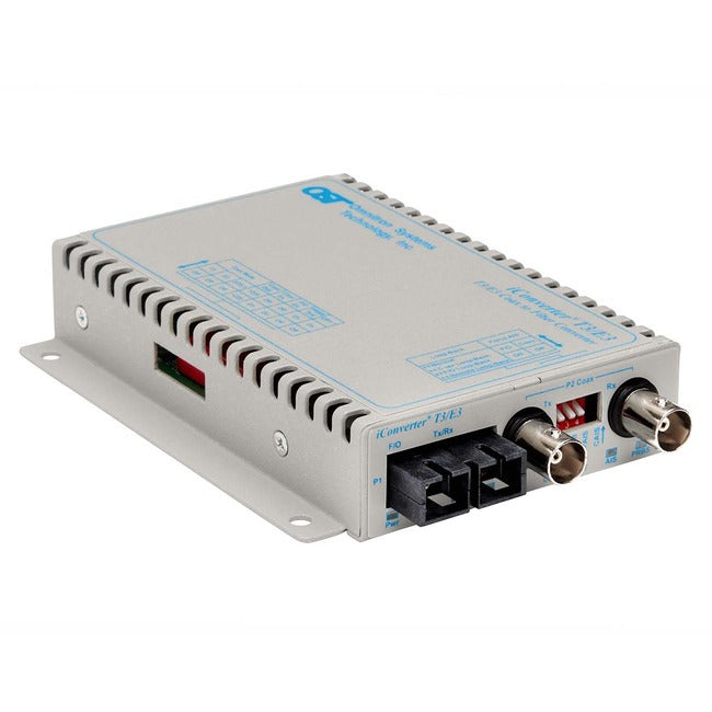 Iconverter T3/E3 Fiber Media Converter Coaxial Sc Single-Mode 30Km Wide Temp