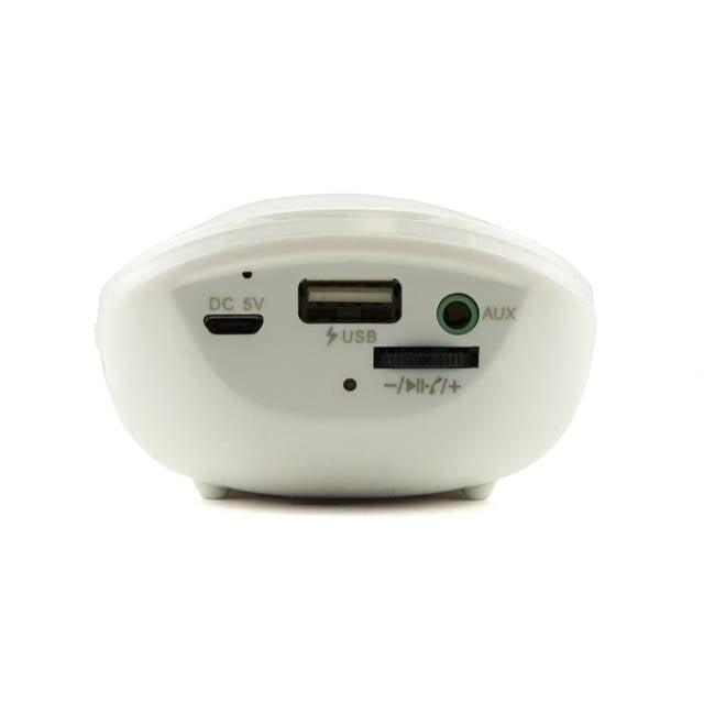 Ikanoo Bt014 Power Bank Wireless Bluetooth Portable Speaker W/ Microphone (White)