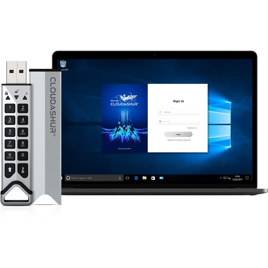 iStorage cloudAshur Hardware encrypted Security Module - Encrypt, share and manage your data in the cloud in the most secure way possible. IS-EM-CA-256