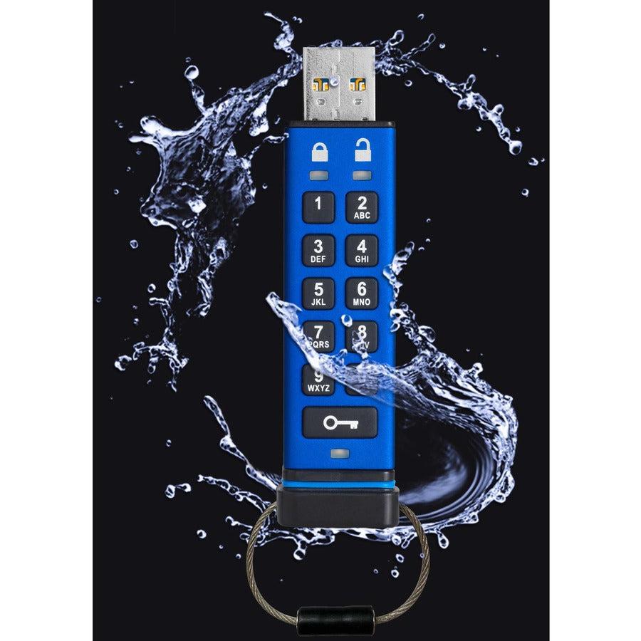 iStorage datAshur PRO 16GB USB 3.2 Type A Flash Drive IS-FL-DA3-256-16