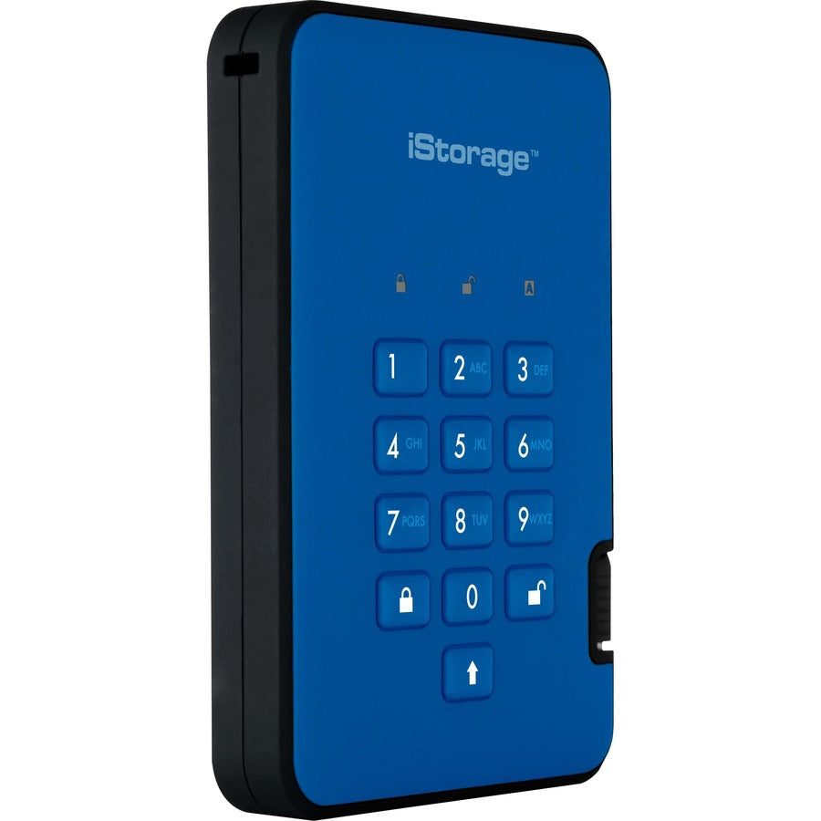 iStorage diskAshur2 HDD 2 TB | Secure Portable Hard Drive | Password Protected | Dust/Water-Resistant | Hardware Encryption IS-DA2-256-2000-BE