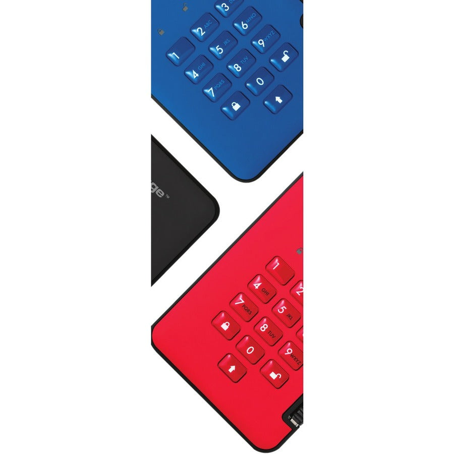 iStorage diskAshur2 HDD 2 TB | Secure Portable Hard Drive | Password Protected | Dust/Water-Resistant | Hardware Encryption IS-DA2-256-2000-BE